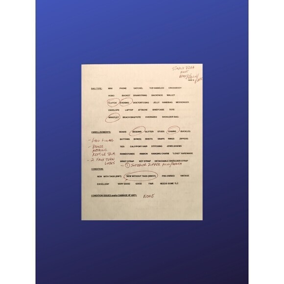 SIMPLY VERA/VERA WANG “Miranda” Sequin Clutch Handbag Purse, BRONZE/BLACK, NWOT - Picture 10 of 10